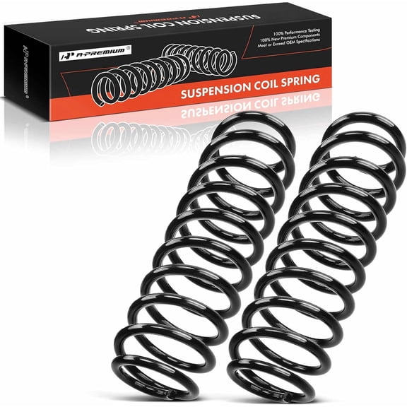 A-Premium 2Pcs Rear Suspension Coil Spring Set Compatible with Ford Mustang 2005 2006 2007 2008 2009 2010 4.0L 4.6L, Driver and Passenger Side, Replace# 5R3Z5560A, 5R3Z5560B