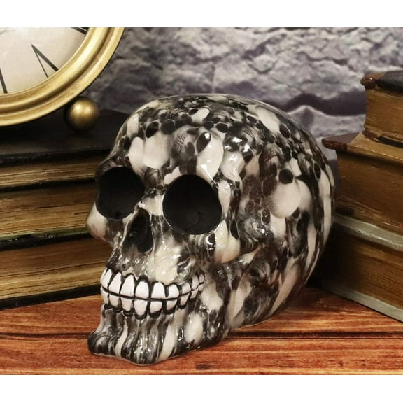 Ebros Gift Day of The Dead 4.5 inches Gothic Lost Souls Tattoo Sugar Skull Statue