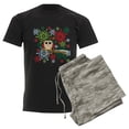 thumbnail image 6 of CafePress - Christmas Owl Men's Dark Pajamas - Men's Dark Loose Fit Cotton Pajama Set, 6 of 7