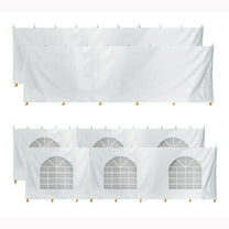 TentandTable Standard Sidewall Kit for 7 ft Sides, White, 30 ft x 30 ft