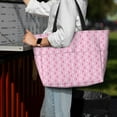thumbnail image 6 of Defioc Breast Cancer Awareness5 Pattern Beach Bag for Women - Large Beach Tote Bag Waterproof Sandproof Swim Pool Bag Everyday Bag Handbags with Zipper, 6 of 6