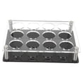thumbnail image 5 of IBASETOY Acrylic Shot Glasses Dispenser and Holder Black 12 Slots for Bar and Party Use, 5 of 6