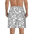thumbnail image 3 of Naloa Snake Men's Beach Shorts, Surfing shorts, Swim trunks, Quick Dry Swim Trunks for Surfing Beach Fun - Medium, 3 of 9