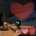 thumbnail image 4 of Valentine’s Day Projector Lamp, LED Romantic Decorative Desk Light with Heart Pattern, Bedroom and Home Decoration Lamp, Atmosphere Light for Couples and Special Gifts, 4 of 6