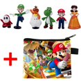 thumbnail image 1 of Figuras de acción de Super Mario Bros para niños, juguetes de PVC, modelos de Luigi, Yoshi, Donkey Kong, seta, regalos de cumpleaños, AAA, 6 unidades por juego qiuyongming unisex, 1 of 2