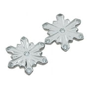 925 Sterling Silver Small Stud Earrings Makes Unique Engagement Gifts For Women, Snow Flake Sterling Silver Earrings