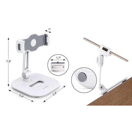 AboveTEK - Desktop Phone/Tablet Stand - White