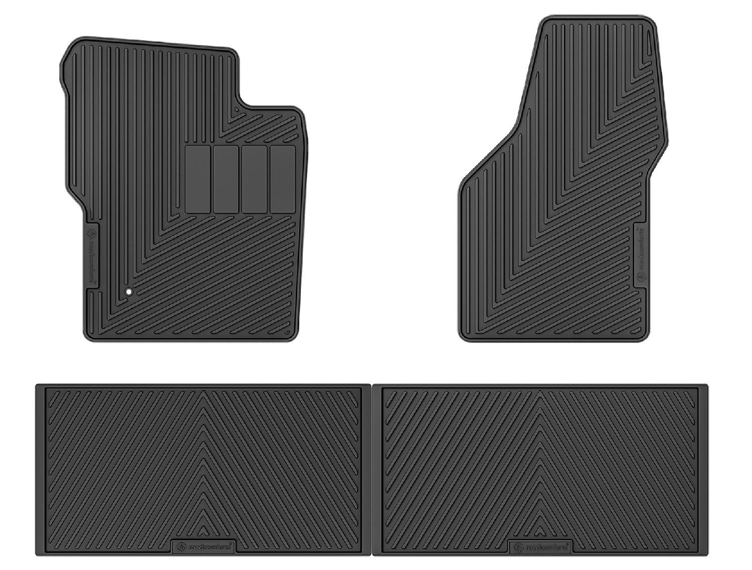 RC37213 Custom Fit AllWeather Floor Mats for 2009 Ford F