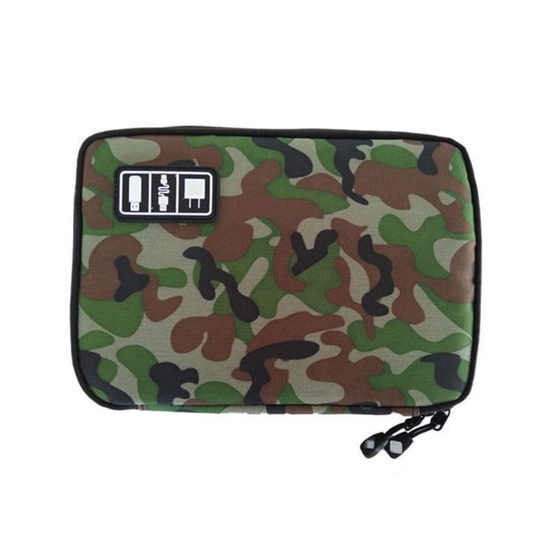Teléfono móvil Cable de datos Auriculares Cargador Estuche portátil Viaje Bolsa de almacenamiento impermeable Bolsa de banco de energía Auricular Cartera con cremallera seitruly BB6864-01