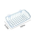 thumbnail image 3 of Dvkptbk Kitchen Sink Suction Cup Draining Basket Sponge Shelf Multifunctional Dishwashing Organizer Sponge Cutlery Storage Racks Draining Basket Home Essentials, 3 of 9