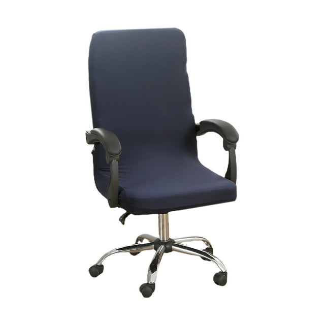 Dining Chair Cover – Brushed Polyester and Spandex Seat Slipcover with High Elasticity, 58–68 cm Backrest Length, 42–55 cm Seat Width, Solid Color