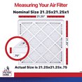 thumbnail image 2 of Filter King 21.25x21.25x1 Air Filter | 12-PACK | MERV 11 HVAC Pleated A/C Furnace Filters | MADE IN USA | Actual Size: 21.25 x 21.25 x .75", 2 of 5