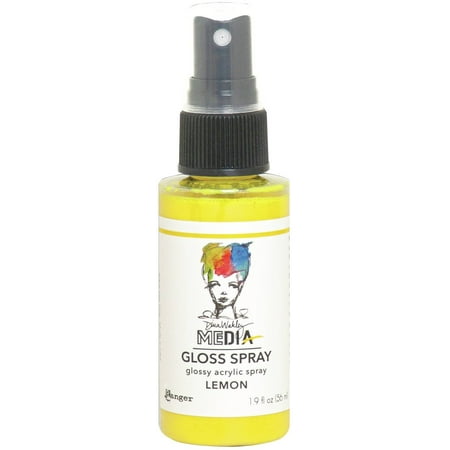 UPC: 0789541068495 | Dina Wakley Media Gloss Sprays 2oz-Lemon
