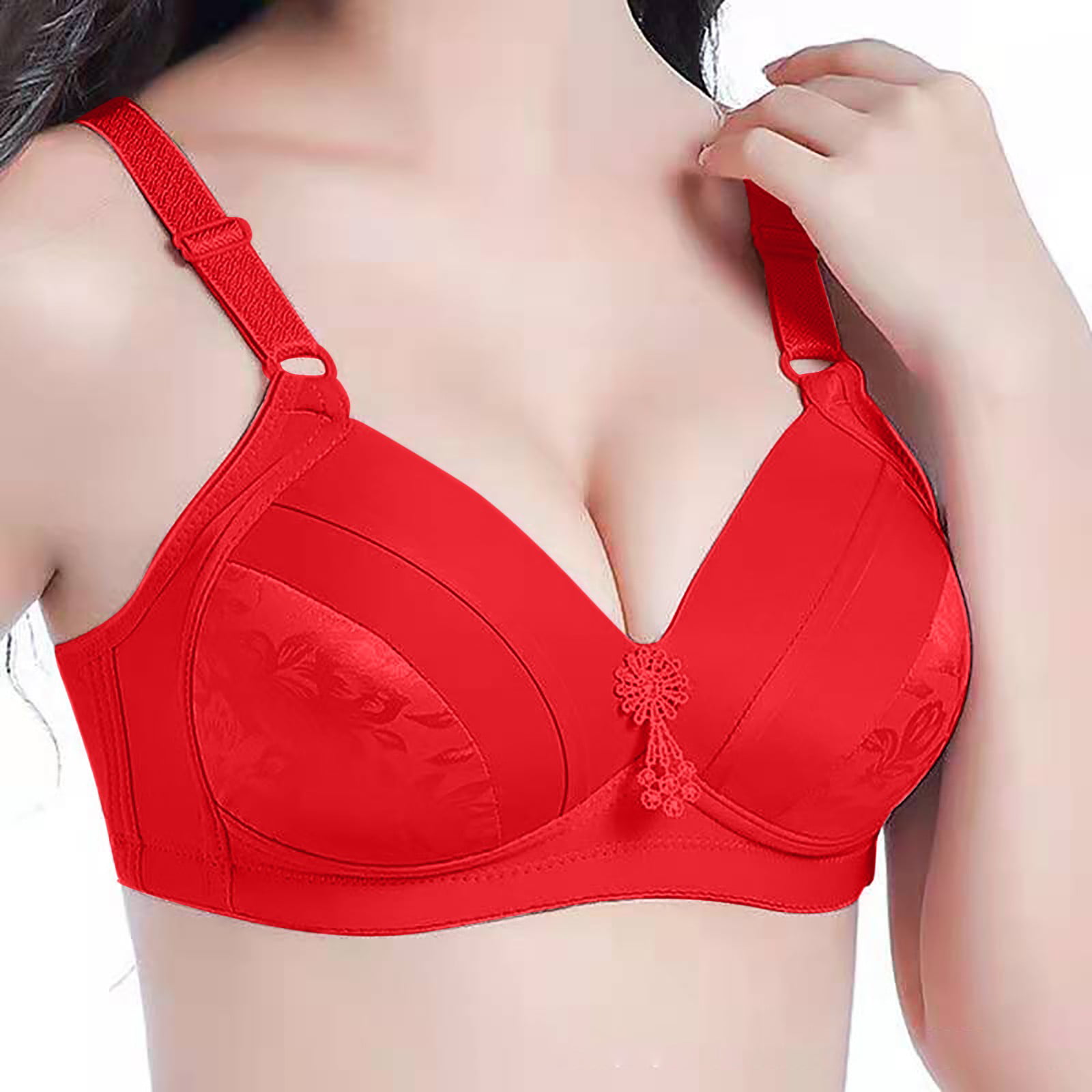 Retro Style Plus Size Womens Sexy Bra S: Small Half Cup On Top Bra With  Steel Ring And Push Up Panties 1129 From Newsex, $37.37