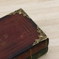 thumbnail image 2 of 24 Pcs Vintage Metal Book Corner Protector Box Book Scrapbook Album Corner Decorative Protector Cover, 2 of 7