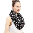 thumbnail image 2 of Cats Print Infinity Scarf, 2 of 4