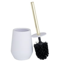 Bath Bliss Soft Toilet Brush in White