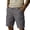 Dark Gray, variant on Iyufng Mens Cargo Shorts Drawstring Casual Shorts Elastic Waist Summer Sports Shorts