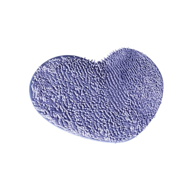 Yhmxh Alfombrillas de baño para baño Alfombra de baño Felpudo con forma de corazón, absorbente, antideslizante, para baño, entrada, ceremonia de boda Decoración del baño