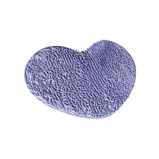 Yhmxh Alfombrillas de baño para baño Alfombra de baño Felpudo con forma de corazón, absorbente, antideslizante, para baño, entrada, ceremonia de boda Decoración del baño