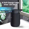 thumbnail image 5 of Automatic Soap Dispenser, 9oz Touchless Dish Hand Soap Dispenser Rechargeable with 3 Adjustable Soap Levels for Bathroom Kitchen Black, 5 of 5