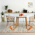 thumbnail image 6 of Luxe Weavers Oriental Medallion Apricot 5x7 Area Rug, Indoor Stain-Resistant Carpet, 6 of 10