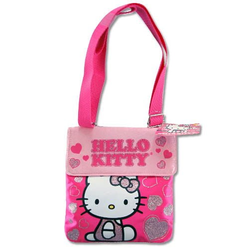 Hello Kitty Hand Bag Hello Kitty Pink Glitter Purse Bag New Purse