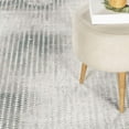 thumbnail image 3 of LiviNest Geometric Area Rug: Large Modern Gray Abstract Carpet for Living Room & Home Office - Soft Polyester 7'10"x10'6" Indoor Floor Mat with Low Pile & Easy Care, 3 of 5