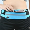 thumbnail image 6 of Yucurem Mini Jogging Waist Bags, Running Elastic Belt Waist Pack, Mobile Phone Pouch for Outdoor Sport (Blue), 6 of 9