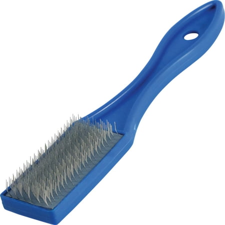 File Cleaning Brush Steel Bent Wire Bristles 1 x 2