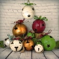 thumbnail image 2 of Zaer ZR195519 Large Assorted Colorful Christmas Bells - Set of 9, 2 of 10