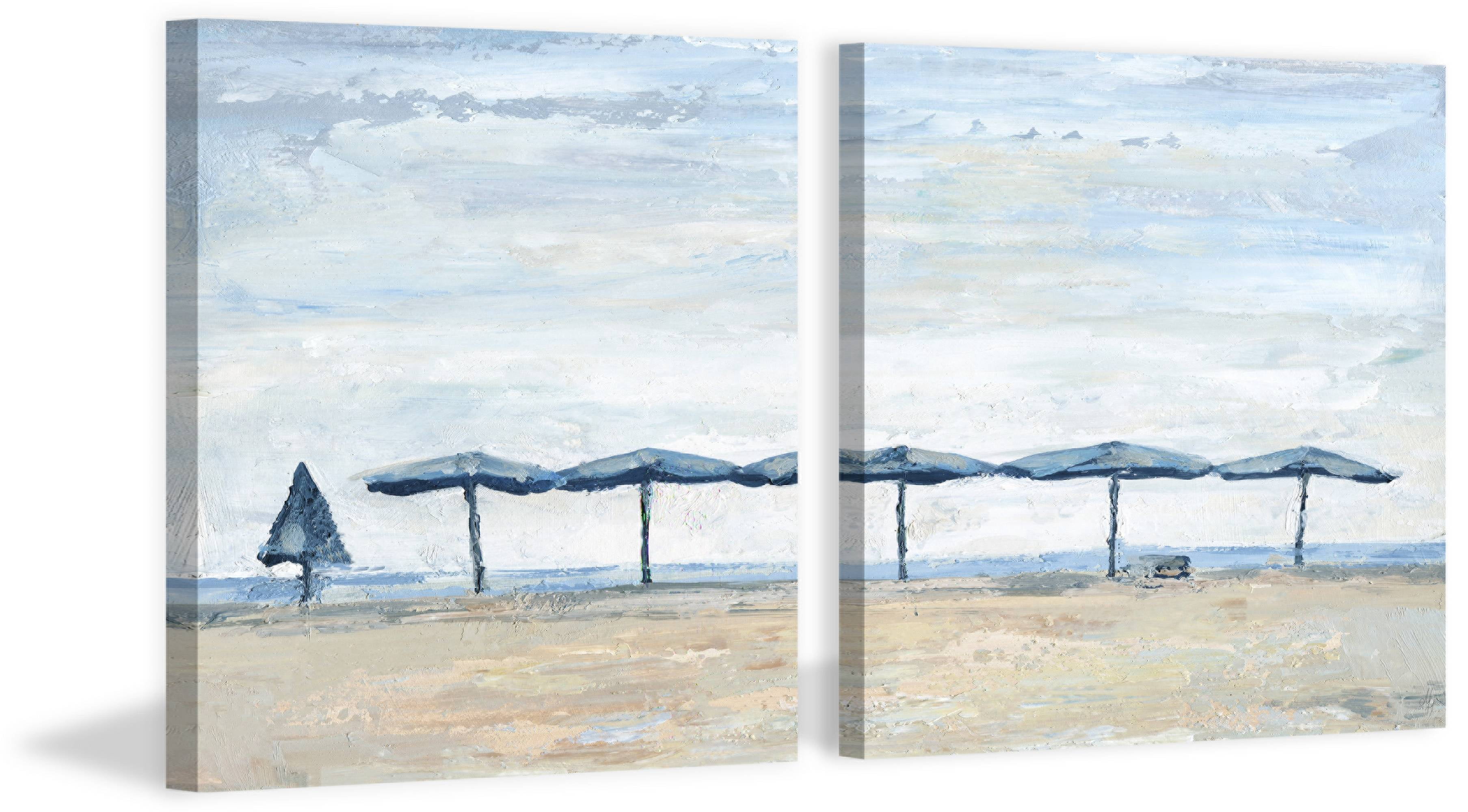 Marmont Hill Sunny Day at the Beach Diptych