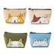 thumbnail image 1 of 3 Pcs Mens Zippered Wallet Cat Coin Purse Zippered Change Purse Cartoon Coin Purse Portable Holder Wallet, 1 of 2