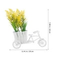thumbnail image 2 of BESTYASH 1Pc Handcrafted Plastic Tricycle Decoration with Floral Design for Indoor Events, 2 of 6