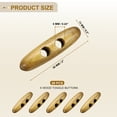 thumbnail image 2 of 50 Piezas de Botones de Madera, Botones de Madera en Forma de Aceituna de 50 mm/2 Pulgadas con Doble Agujero para Costura DIY de Abrigo, Café Claro, 2 of 7