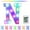 N, variant on JikouIivo LED Letter Lights with Remote – Party Bar Letters with Lights Decorations for The Home