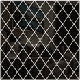 thumbnail image 3 of Pegatina decorativa de espejo acrílico 3D con empalme de diamantes para pared de fondo de TV, 3 of 5