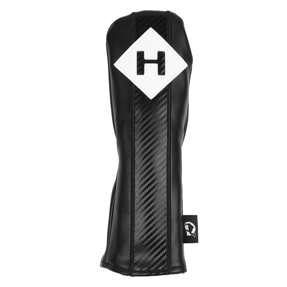 Sahara Black Graphite Weave Retro Golf Headcover Set - 5 Pack (Driver, #3, 5, X and Hybrid)