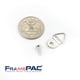 thumbnail image 5 of FramePac - Perchas triangulares pequeñas con tornillos [100 piezas] - (también conocido como hardware para colgar cuadros, ganchos para colgar cuadros, ganchos para colgar cuadros), 5 of 5