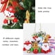 thumbnail image 3 of piezas de adornos para árboles de Navidad, pequeñas decoraciones navideñas para el hogar, colgantes de felpa con decoración de campanas para árboles de Navidad BANYUO Electrónica, 3 of 7