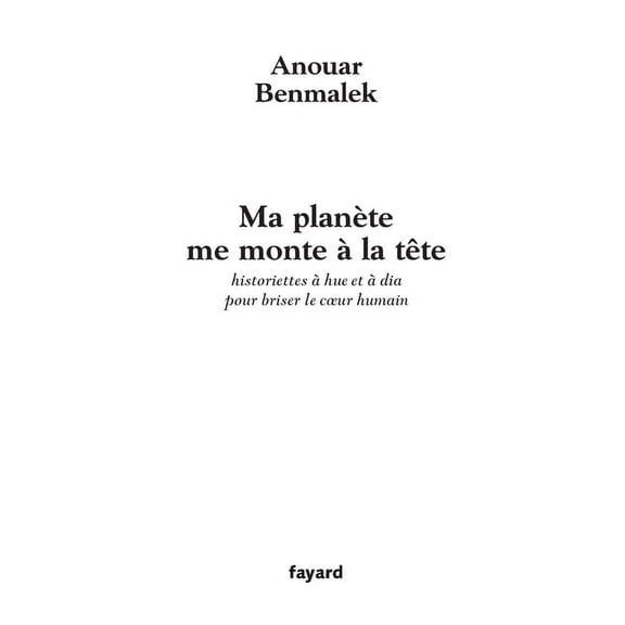 Ma planÃ¨te me monte Ã  la tÃªte, (Paperback)