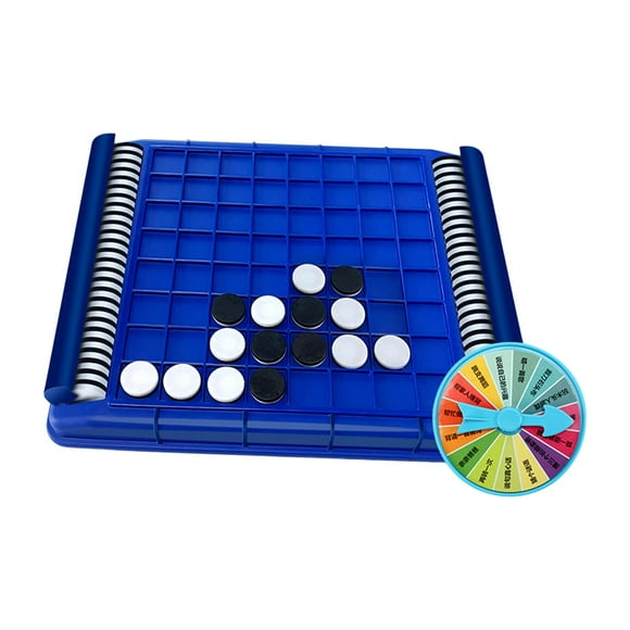 tamizeot Reversi Strategy Board Game Set Educational Toys Excellent Classic Board Game Fun For Adults And Children Teens with penalty disc 27x22.5x2.3cm