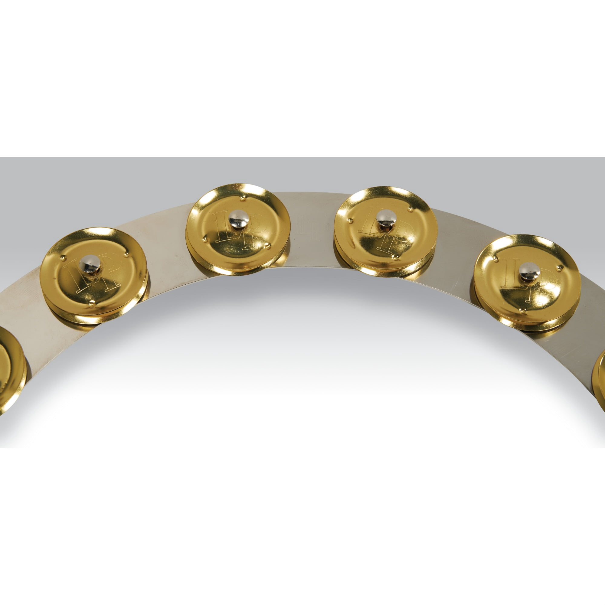 Latin Percussion LP3814SBS 14-Inch Tambo-Ring - Stainless Steel with Brass Jingles