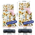 thumbnail image 6 of AOLOA Personalized Sunflower-Themed Bean Velvet Nap Mat for Kids – Soft Toddler Sleeping Mat with Custom Name – Ideal for Daycare, Preschool, and Travel, 6 of 8