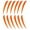 Orange, variant on 12pcs Vanes, 3inch, Turkey Feathers Replacement Fletchings For Men Women Target Orange