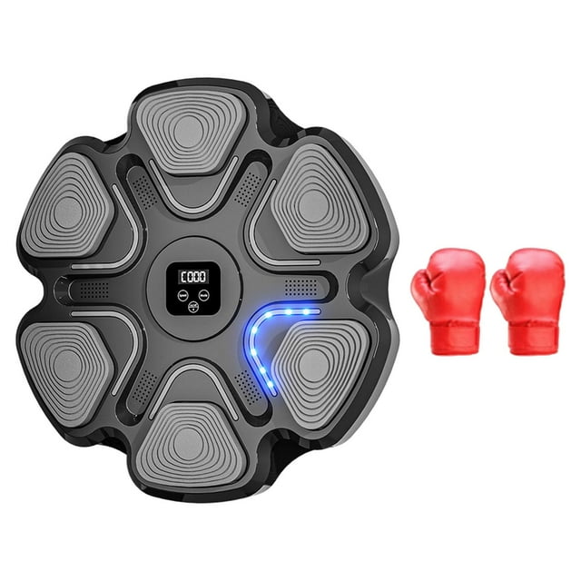 Máquina de Boxeo Electrónica Colamx Objetivo de boxeo musical montado en la pared con guantes para adultos