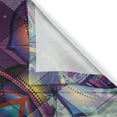 thumbnail image 3 of Ambesonne Leaf Kitchen Curtains, Grunge Futuristic Mandala, 55"x39", Multicolor, 3 of 3