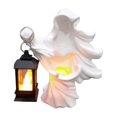thumbnail image 2 of Estatua de fantasma para interior y exterior, fantasma espeluznante, inframundo, escultura de Halloween, decoración , accesorio par blanco BLESIY Estatua del fantasma de Halloween, 2 of 7
