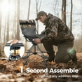thumbnail image 4 of Sophia & William Hunting Chair 360° Silent Swivel Hunting Blind Chair Stability & Comfort with Pedals & Armrest, Camouflage, 4 of 10