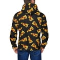 thumbnail image 5 of Zip Up Hoodies for Men - Cute Pizza Black Long Sleeve Comfrt Men'S Fashion Hoodies & Sweatshirts, Jackets for Men Hoodies Pullover Clothing Clothes with Pouch, 5 of 5